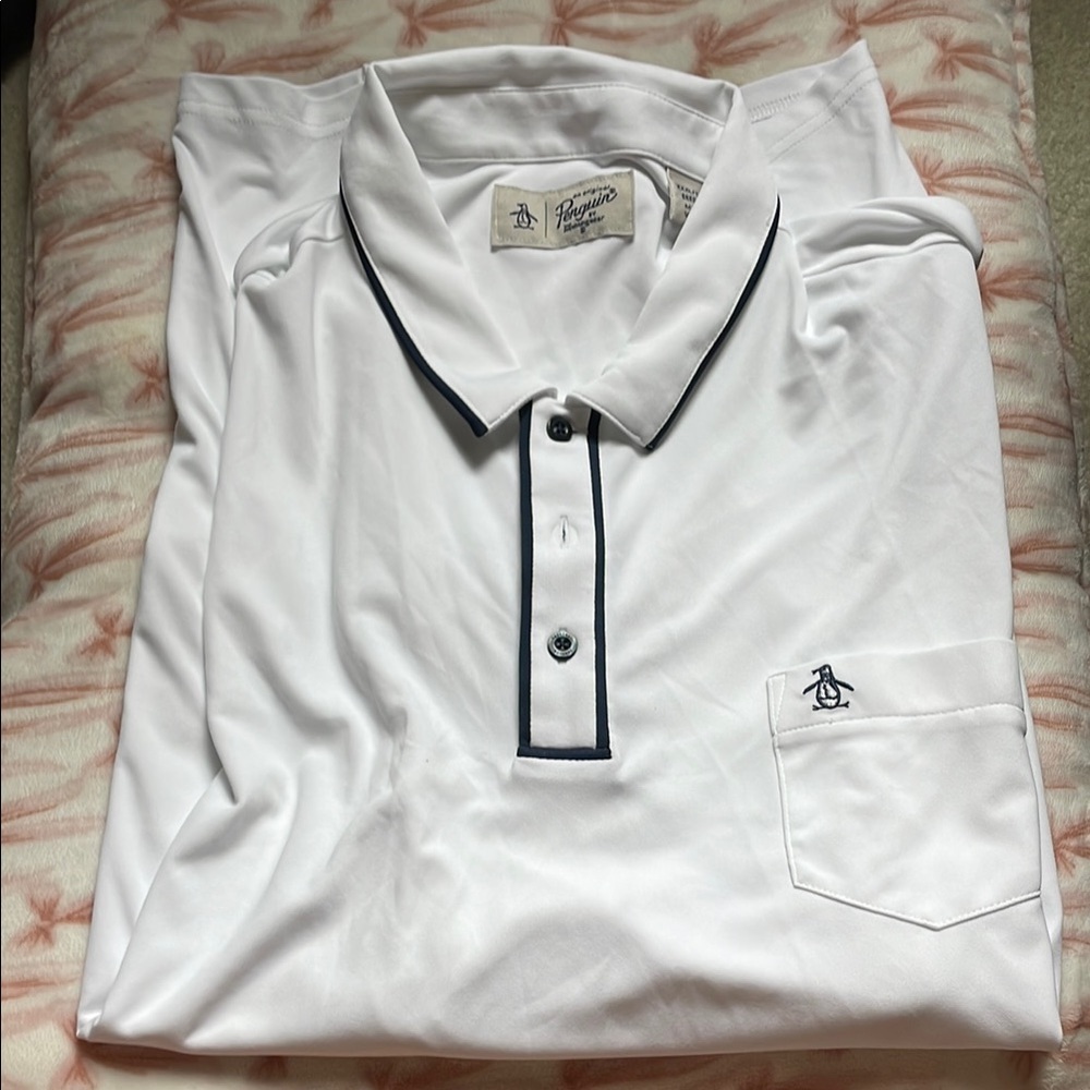 Original Penguin Men's White Polo Shirt
